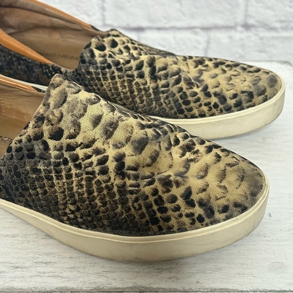 Donald Pliner Sonia Snake Print Slip On Sneakers - Picture 10 of 15